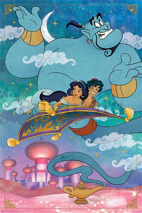 Plakát - Aladdin (A Whole New World)