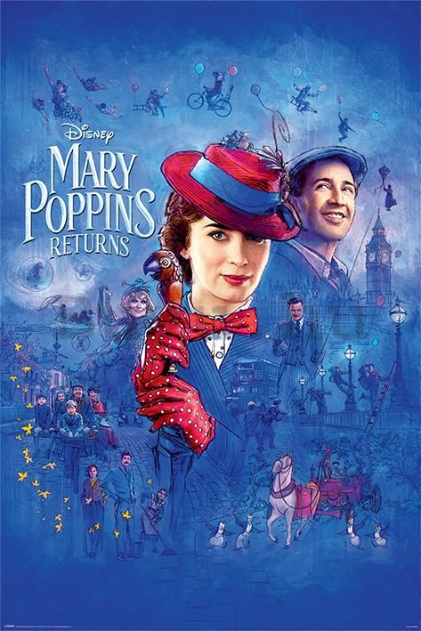 Plakát - Mary Poppins Returns (Spit Spot)