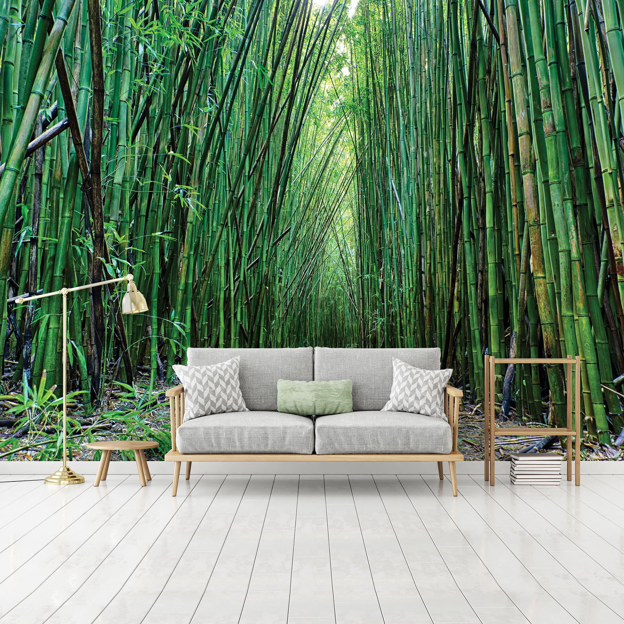Vlies fotótapéta: Bambuszerdő (2) - 184x254 cm