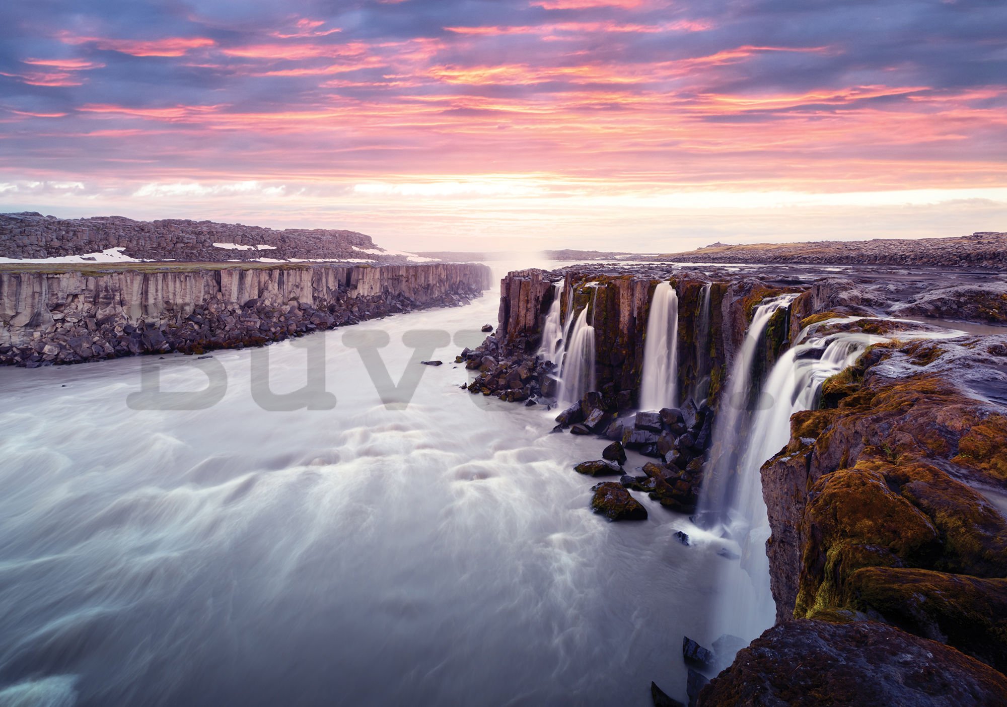 Vlies fotótapéta: Selfoss, Izland - 254x368 cm