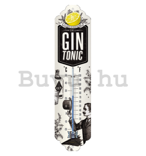Retró hőmérő - Gin Tonic