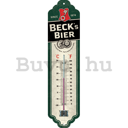 Retró hőmérő - Beck's Bier