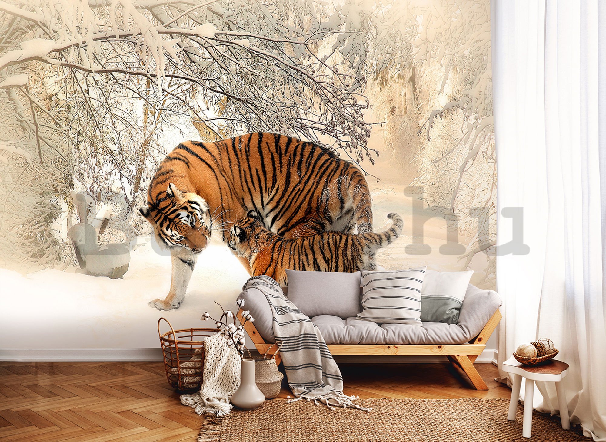 Fotótapéta: Tigrisek (1) - 254x368 cm