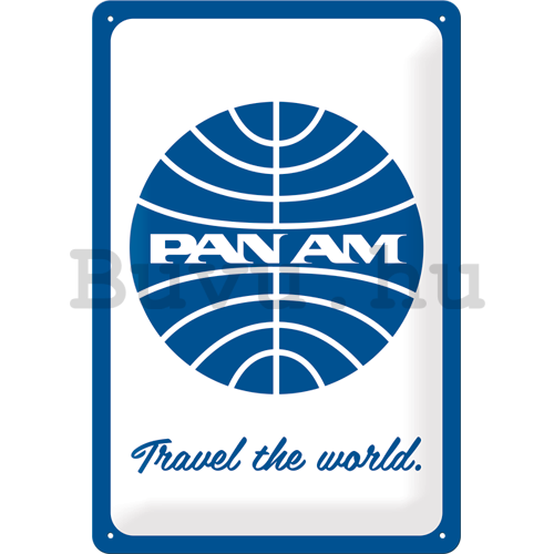 Fémtáblák: Pan Am (Travel the world) - 30x20 cm
