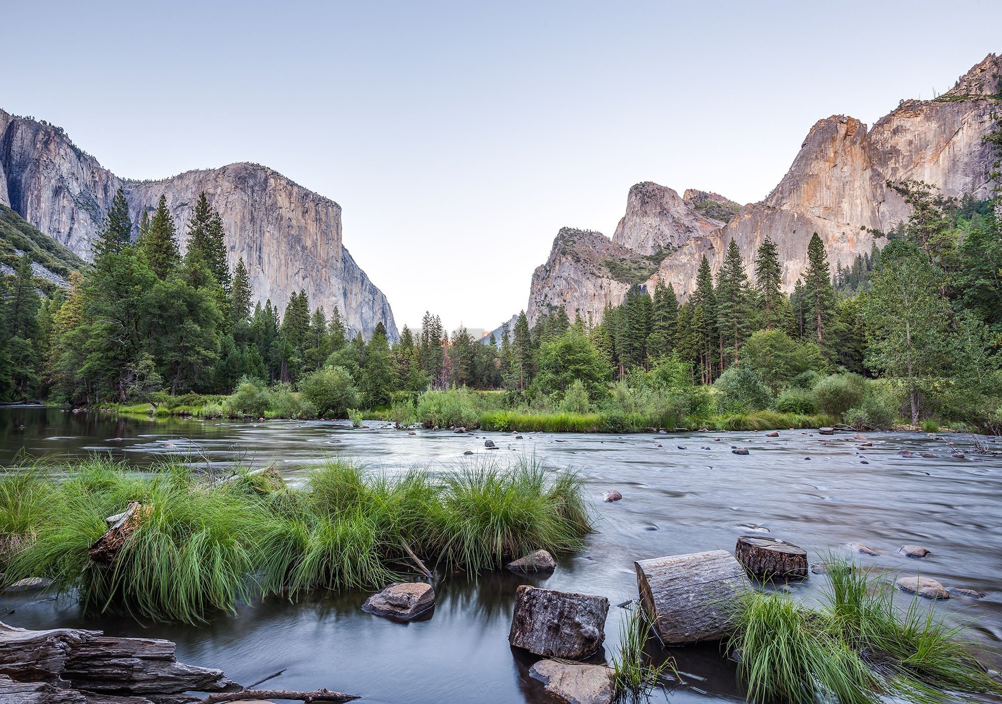 Vlies fotótapéta: Yosemite Valley - 416x254 cm