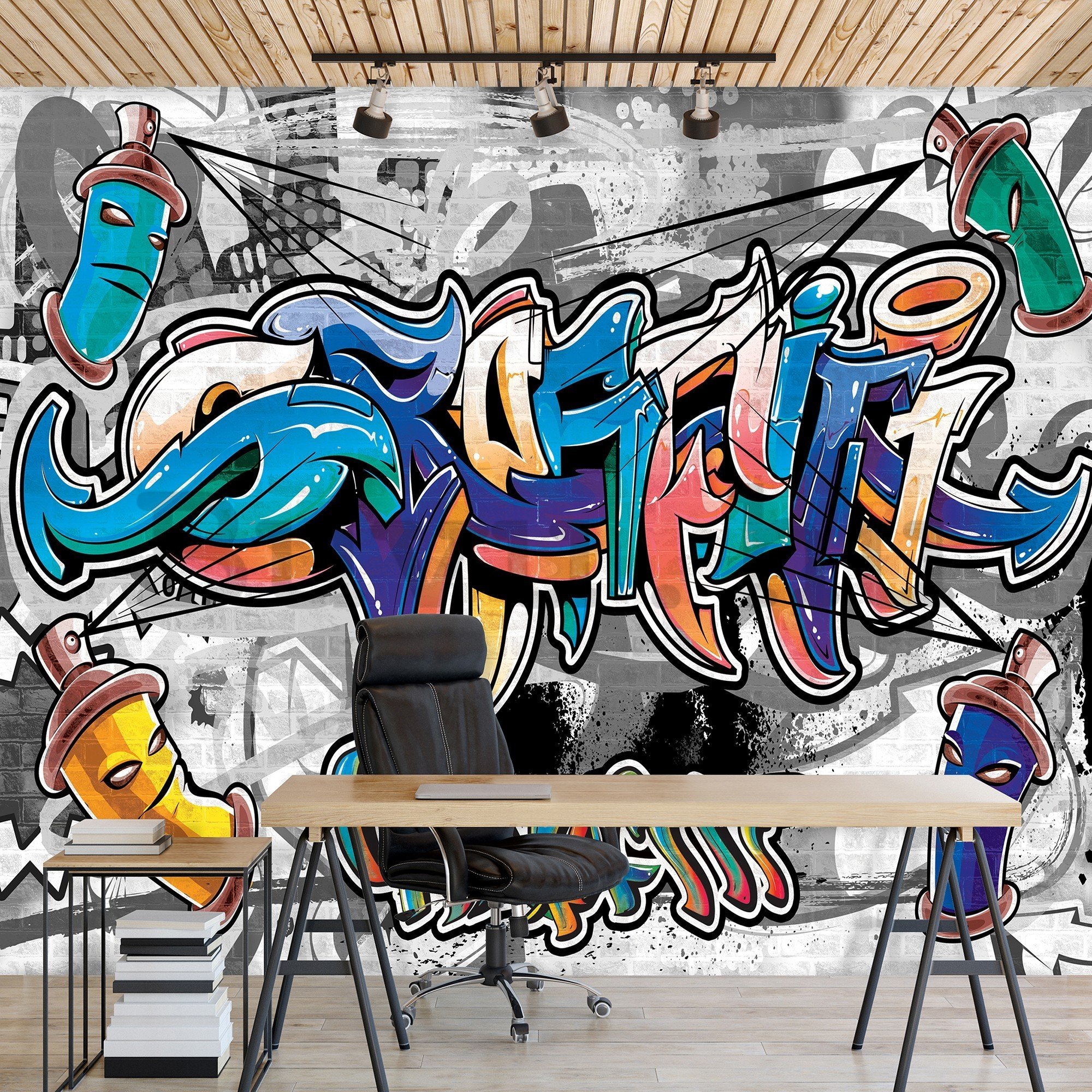 Vlies fotótapéta: Graffiti (9) - 416x254 cm