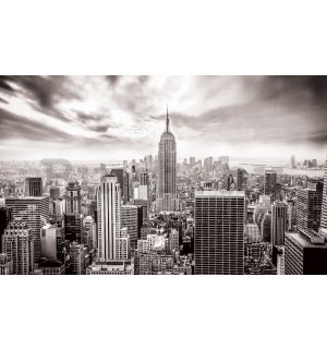 Vlies fotótapéta: New York látképe (feket - 416x254 cm