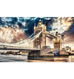 Vlies fotótapéta: Tower Bridge (3) - 416x254 cm