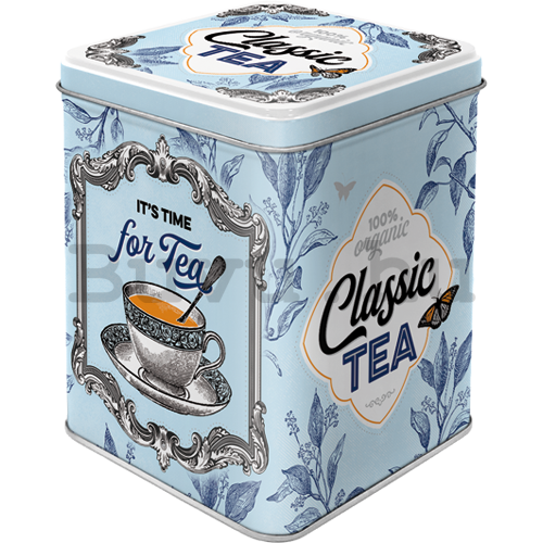 Teás fémdoboz - It's Time for Classic Tea