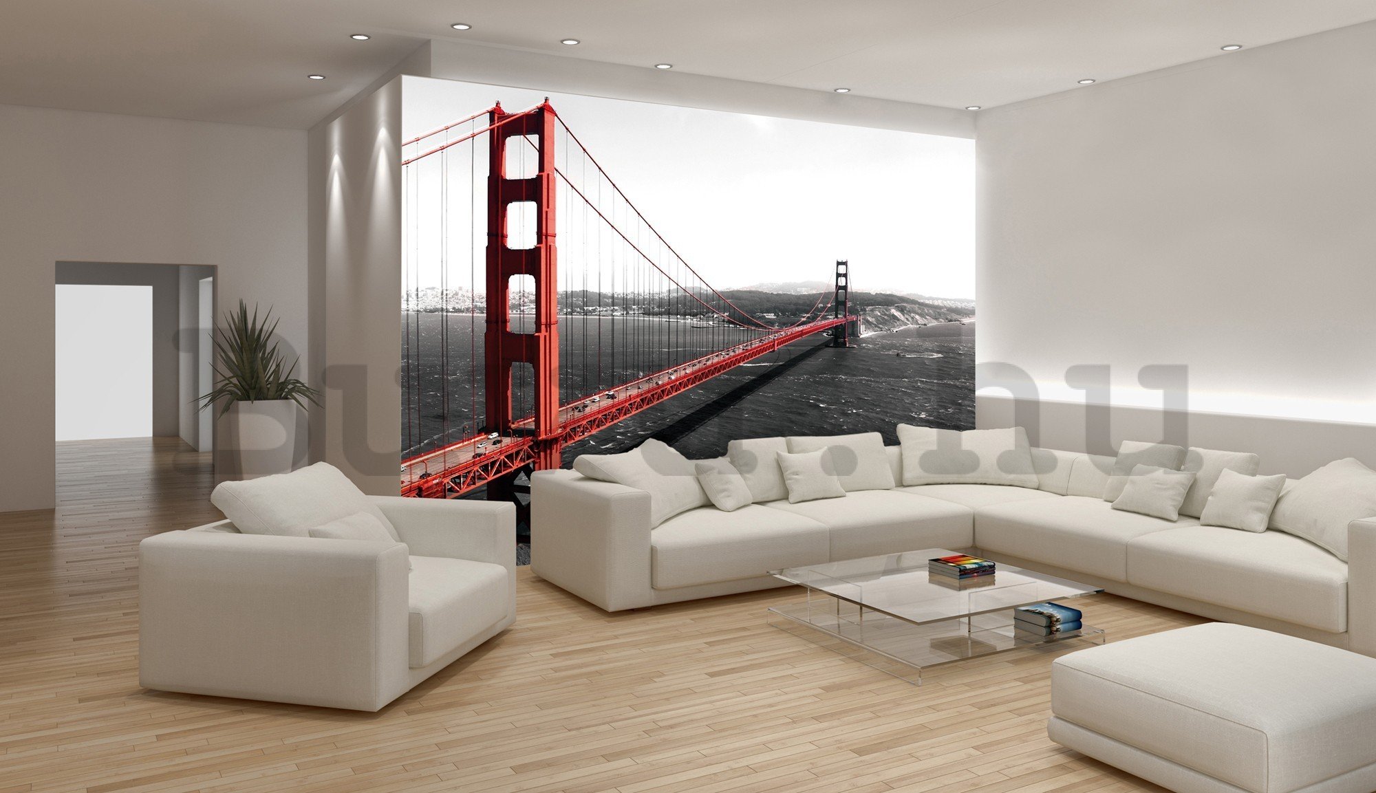 Vlies fotótapéta: Golden Gate Bridge (1) - 416x254 cm