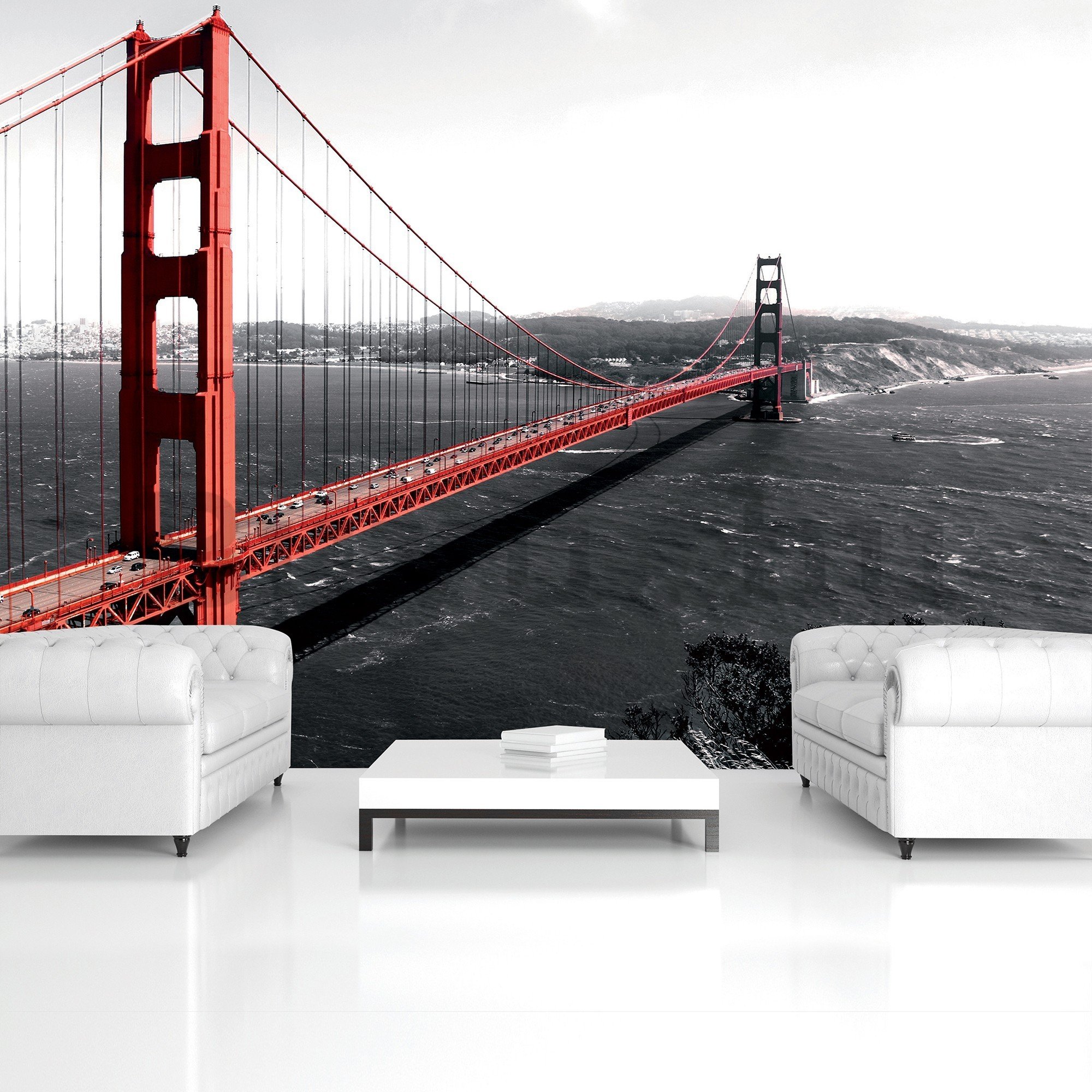 Vlies fotótapéta: Golden Gate Bridge (1) - 416x254 cm