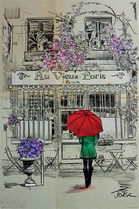 Plakát - Au Veiux Paris, Loui Jover