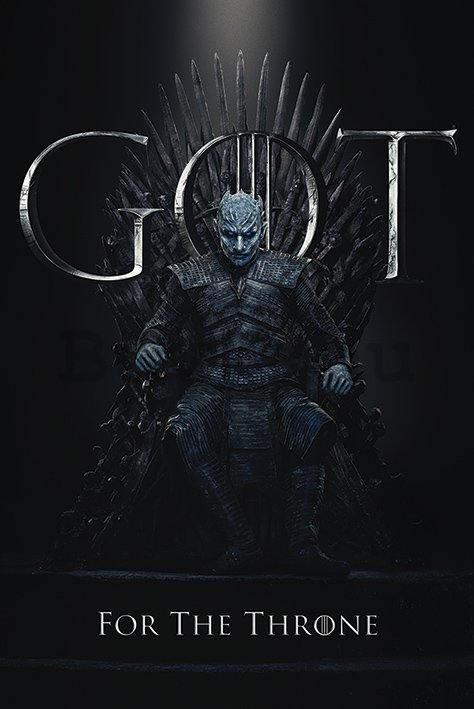 Plakát - Game of Thrones (The Night King For the Throne)