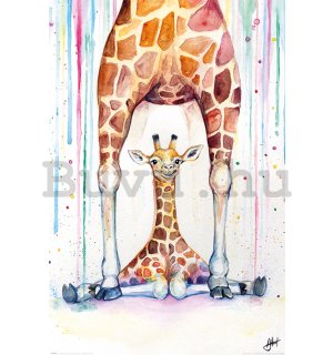 Plakát - Gorgeous Giraffes, Marc Allante