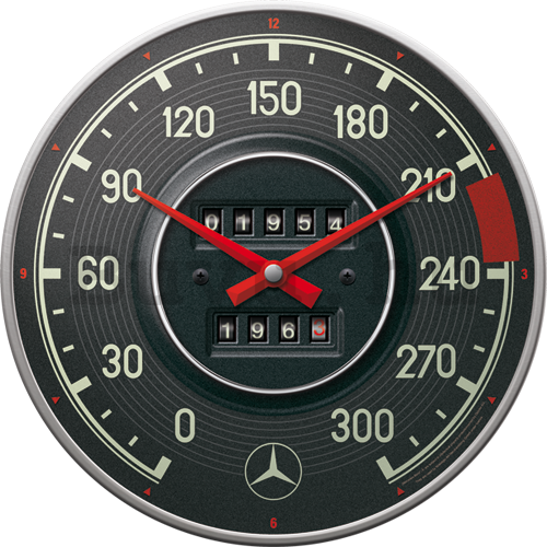 Retró óra - Mercedes-Benz fordulatszámmérő