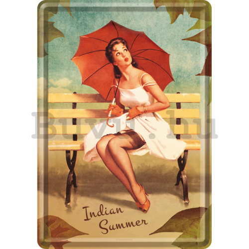Fém képeslap - Indian Summer