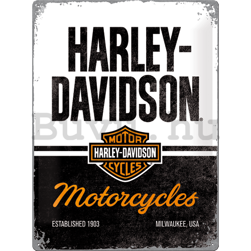 Fémtáblák: Harley-Davidson (Motorcycles) - 30x40 cm