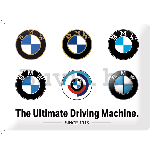 Fémtáblák: BMW (Logo Evolution) - 40x30 cm