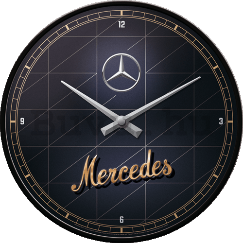 Retró óra - Mercedes-Benz (Silver & Gold)
