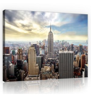 Vászonkép: Manhattan látképe - 75x100 cm