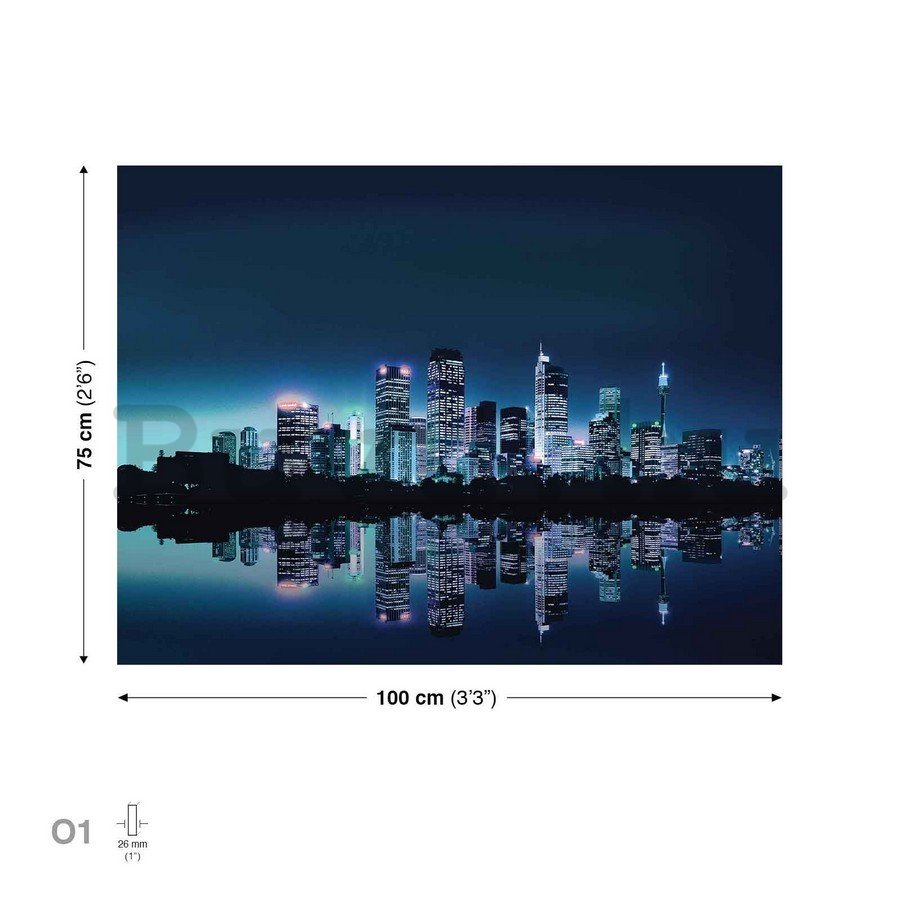 Vászonkép: A város fényei (1) - 75x100 cm