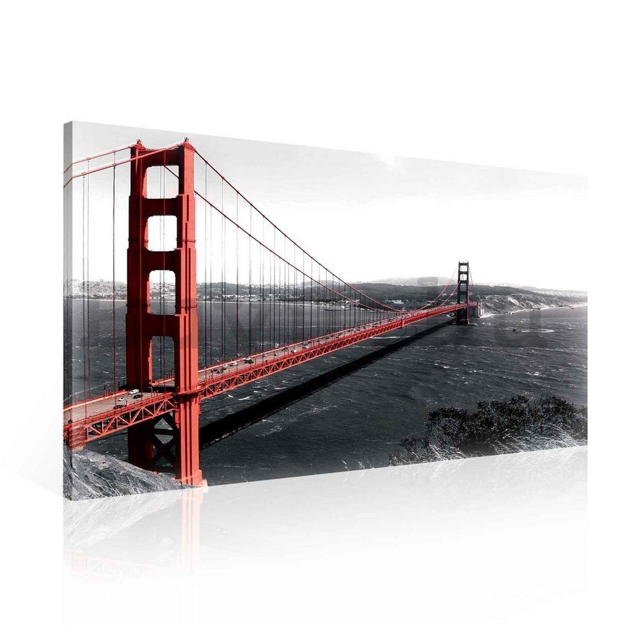 Vászonkép: Golden Gate Bridge (3) - 75x100 cm
