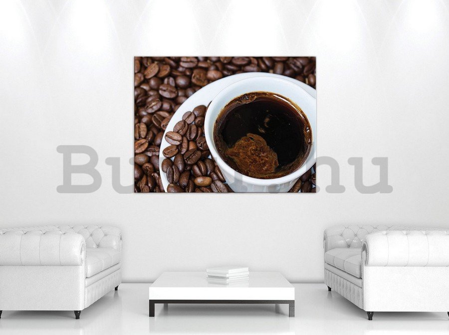 Vászonkép: Egy csésze kávét - 75x100 cm