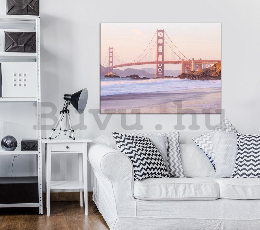Vászonkép: Golden Gate Bridge (4) - 75x100 cm