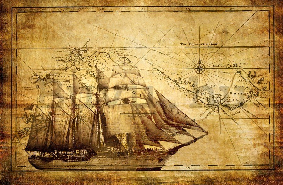 Vászonkép: Hajó (1) - 75x100 cm