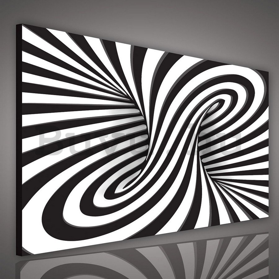 Vászonkép: Csíkos illúzió (2)  - 75x100 cm