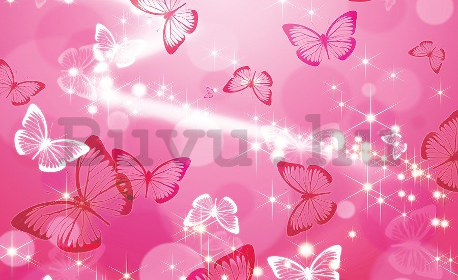 Vászonkép: Rózsaszín pillangók (1) - 75x100 cm