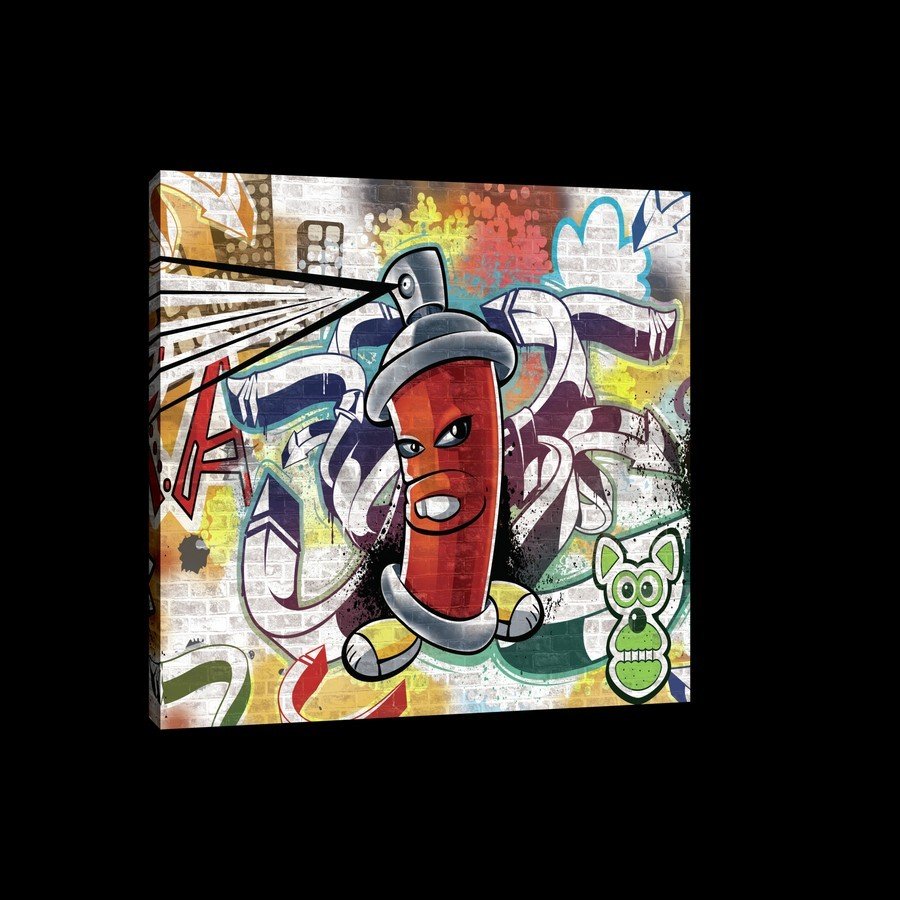 Vászonkép: Graffiti (7) - 75x100 cm