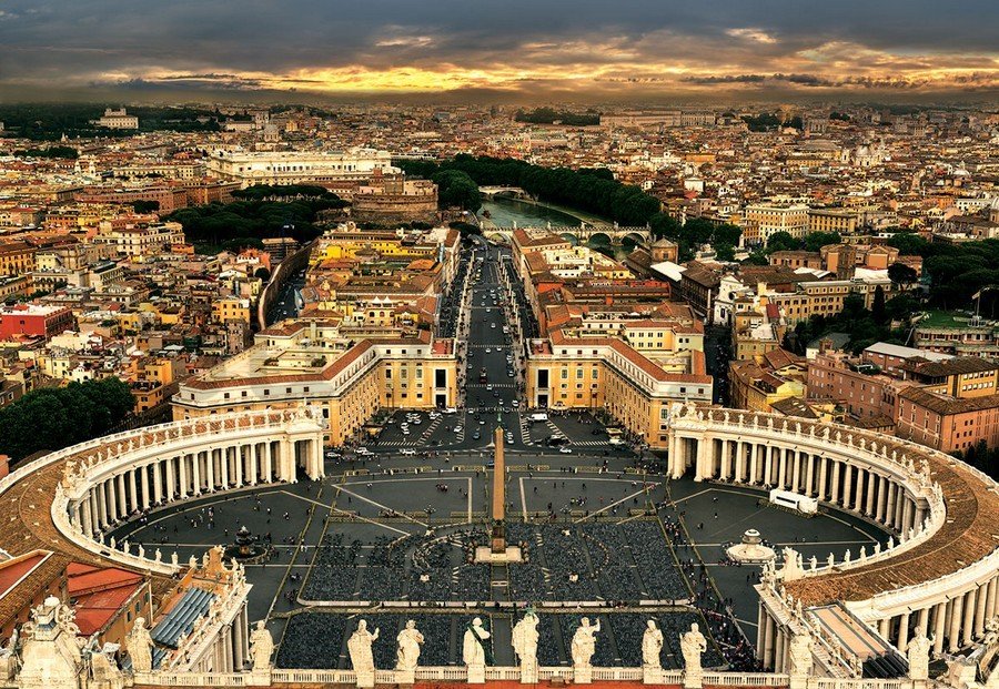 Vászonkép: Vatikán - 75x100 cm