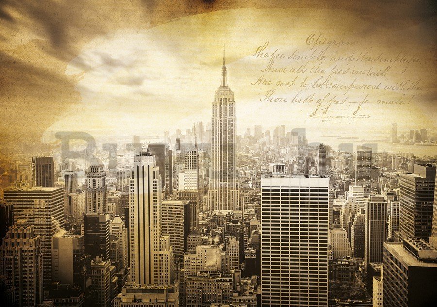 Vászonkép: Manhattan (vintage) - 75x100 cm