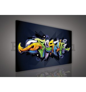 Vászonkép: Graffiti (4) - 75x100 cm