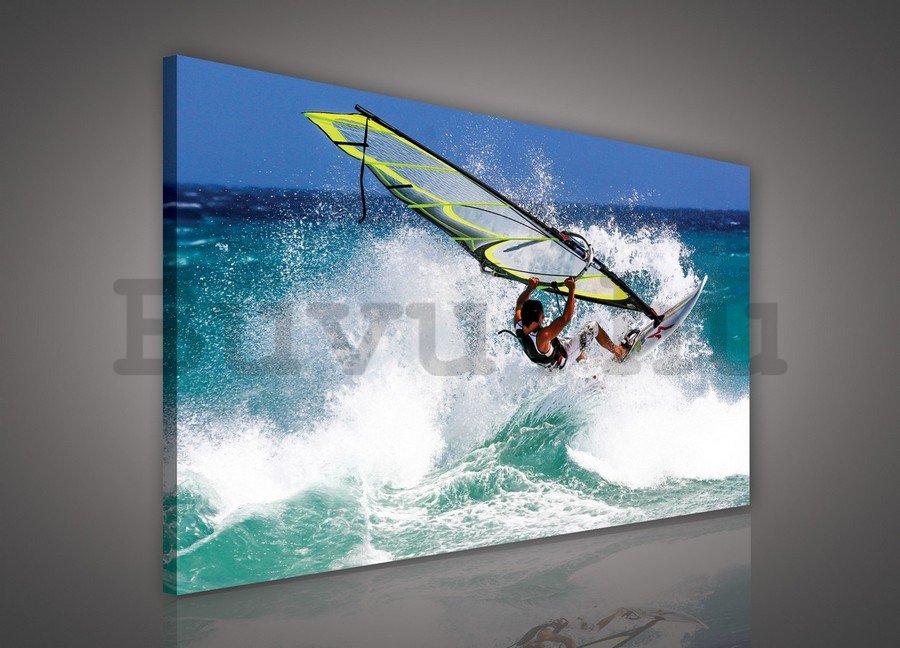 Vászonkép: Surfing - 75x100 cm