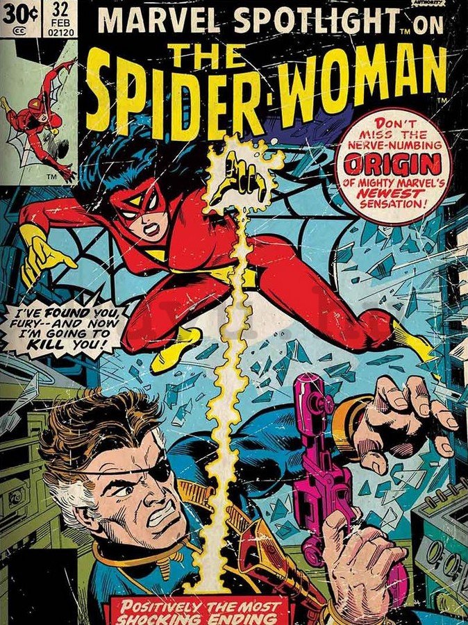 Vászonkép: The Spider-Woman (comics) - 75x100 cm