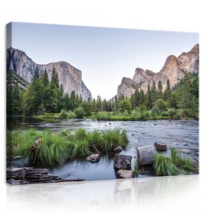 Vászonkép: Yosemite Valley - 75x100 cm