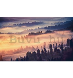 Vlies fotótapéta: Köd a hegyek felett - 254x368 cm
