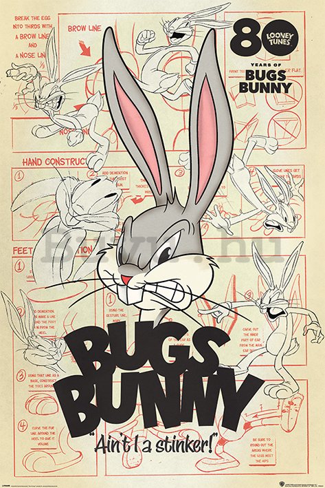 Plakát - Looney Tunes (Bugs Bunny Aint I A Stinker)