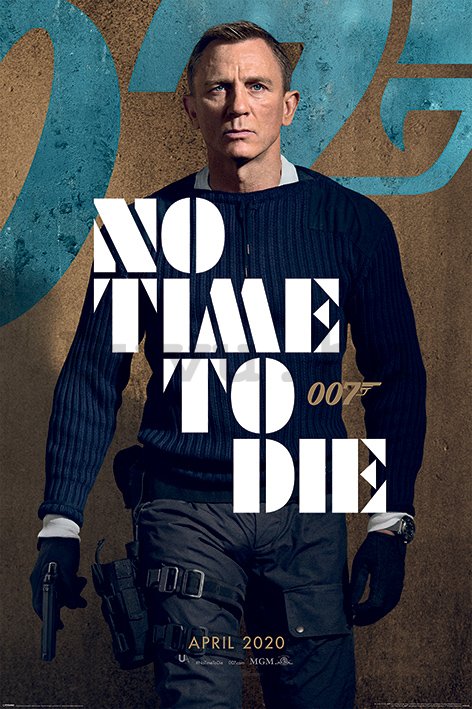 Plakát - James Bond (No Time To Die - James Stance)