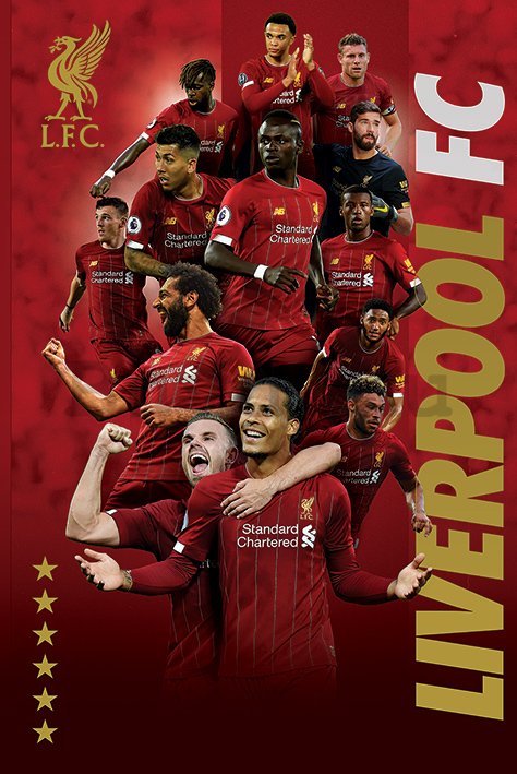 Plakát - Liverpool FC (Players 2019-20)