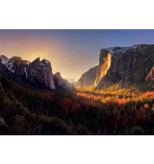 Fotótapéta: Yosemite Firefall - 368x254cm