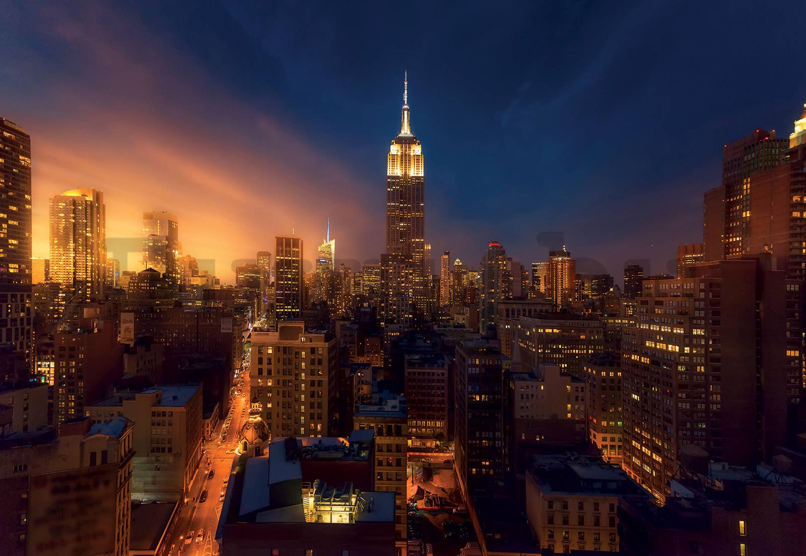 Fotótapéta: Éjszakai New York (3) - 368x254cm