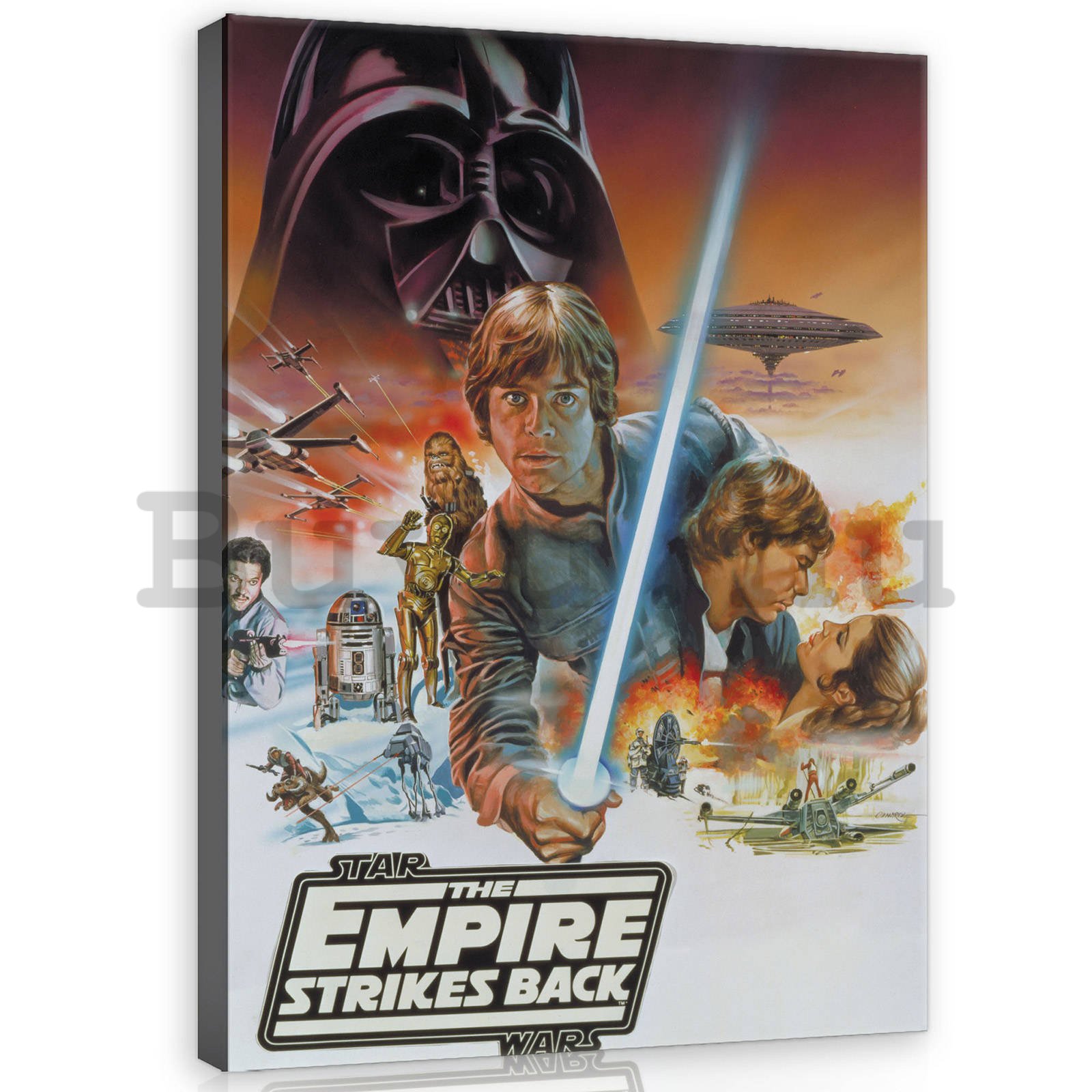 Vászonkép: Star Wars The Empire Strikes Back - 75x100 cm