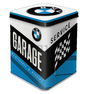 Teás fémdoboz - BMW Garage