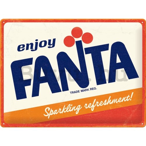 Fémtáblák: Fanta (Sparkling Refreshment!) - 40x30 cm
