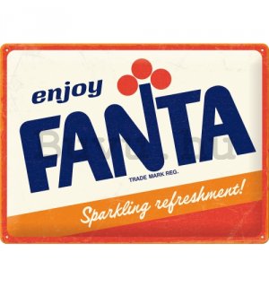 Fémtáblák: Fanta (Sparkling Refreshment!) - 40x30 cm
