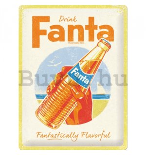 Fémtáblák: Fanta (Fantastically Flavorful) - 40x30 cm