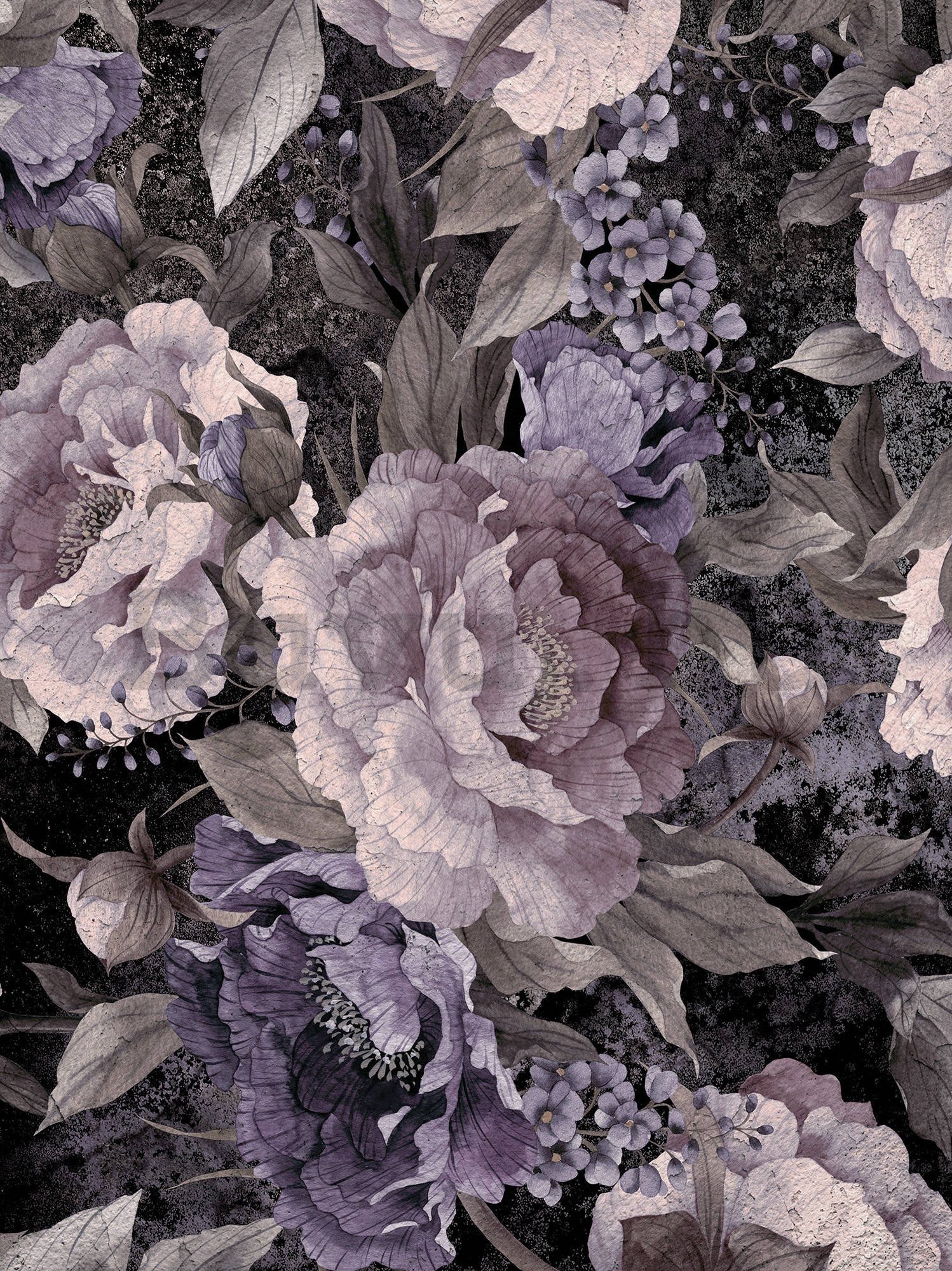 Fotótapéta: Festett virág kombináció (3) - 184x254 cm